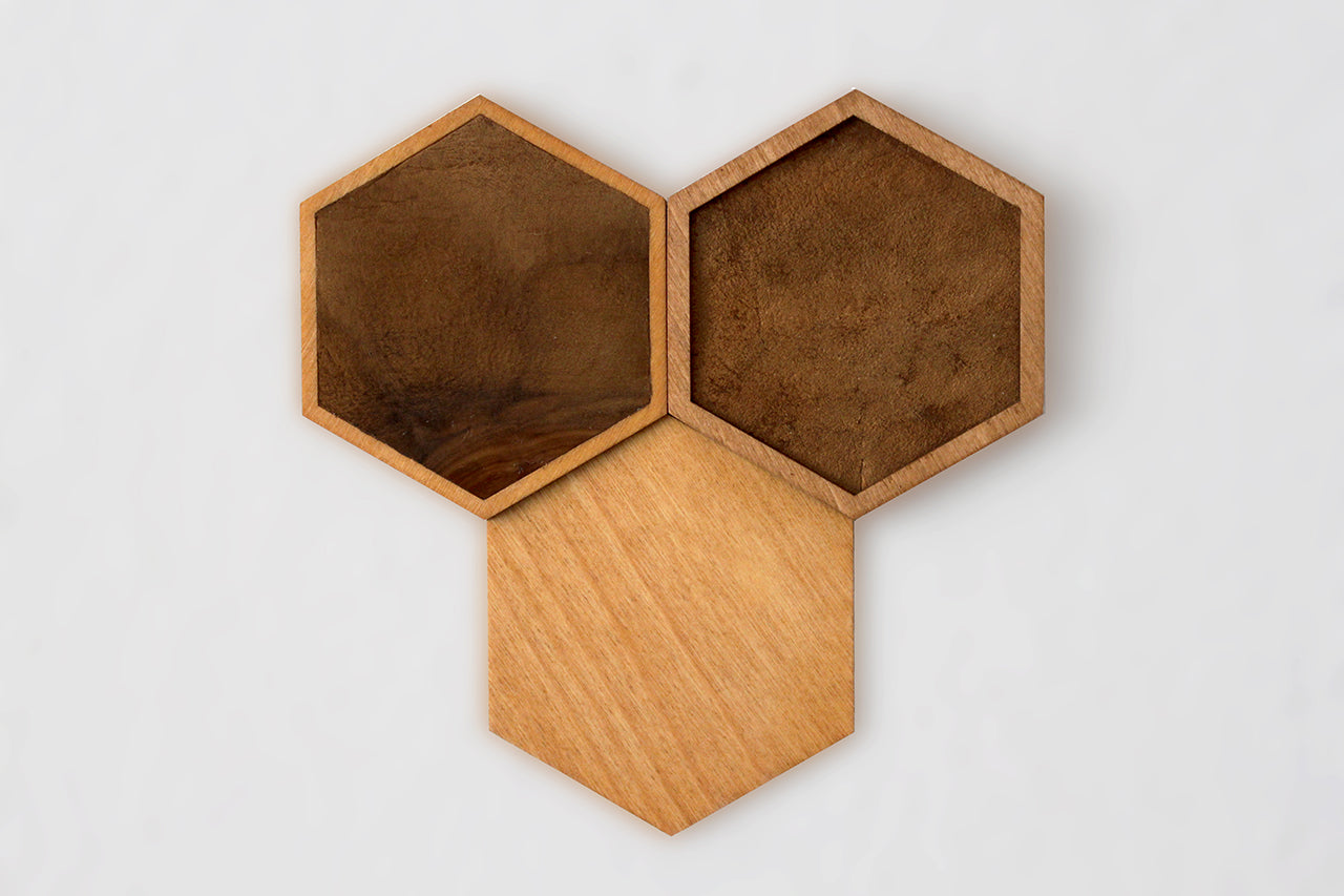 FUNGI Hexagon 3er Set