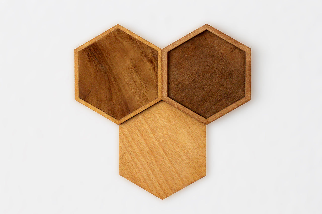 FUNGI Hexagon 3er Set